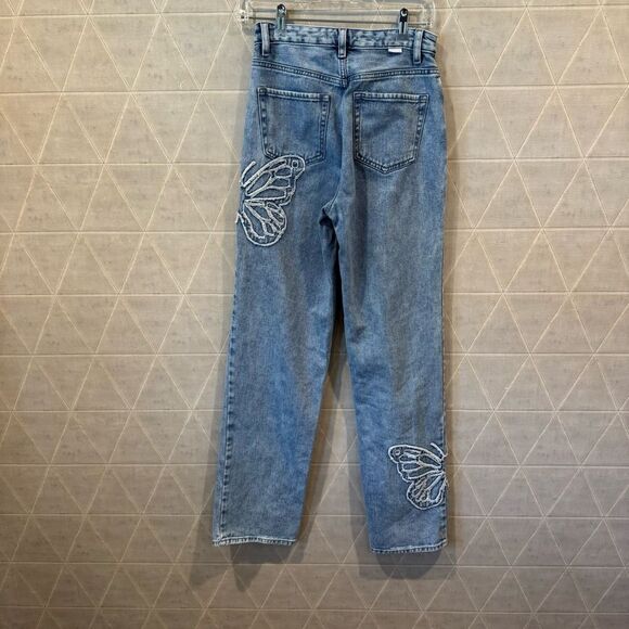 ★ Pacsun Butterfly Patch “90’s Boyfriend” Jeans ★ - Picture 4 of 7